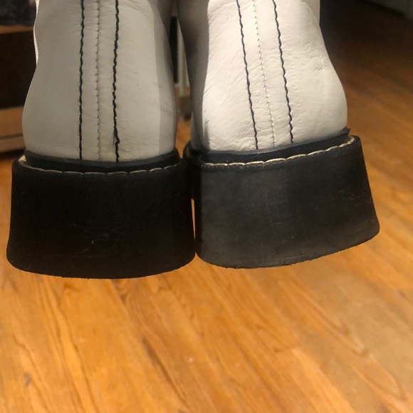 Zara White leather boots ! Bloggers must have - Picture 9 of 9